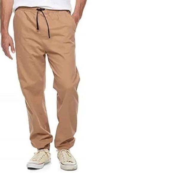 NWT Men's Hollywood Stretch Jogger Khaki XL Signature Comfort - Picture 1 of 15